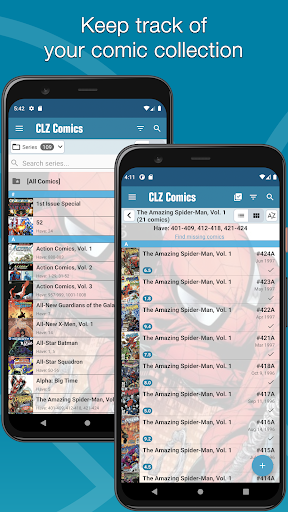 CLZ Comics - comic database - Image screenshot of android app