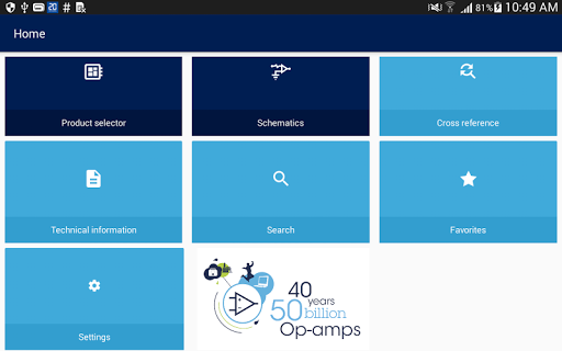 ST op amps - عکس برنامه موبایلی اندروید