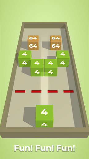 Chain Cube: ۲۰۴۸ ۳D merge game – بازی ۲۰۴۸ سه بعدی - عکس بازی موبایلی اندروید