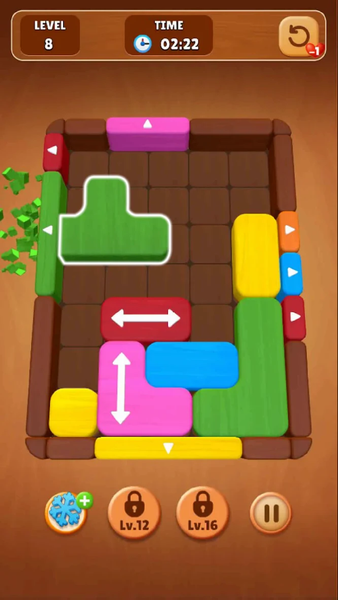 Wood Escape: Color Block - عکس بازی موبایلی اندروید