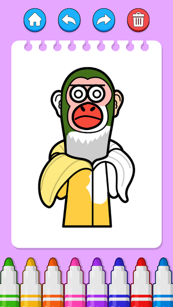 Braindot Color: Draw Monsters - Gameplay image of android game