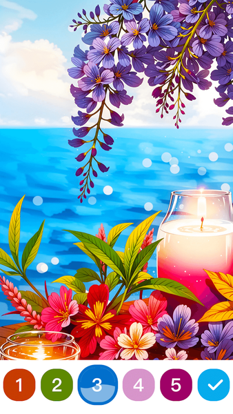 Focus Color by Numbers Journey - Gameplay image of android game