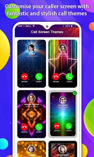 Color Call Screen - Phone Caller Screen Themes - Image screenshot of android app