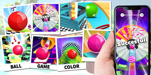 Color Stack Ball 3D: Ball Game run race 3D - Helix - Gameplay image of android game