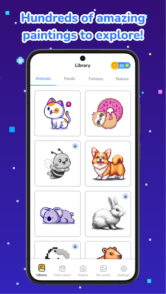 Color By Number App: Art Games - عکس بازی موبایلی اندروید