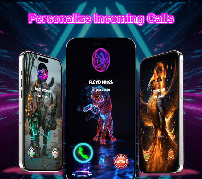 Call Theme Dialer - Cool Color - عکس برنامه موبایلی اندروید
