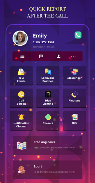 Color Call Screen Themes - عکس برنامه موبایلی اندروید