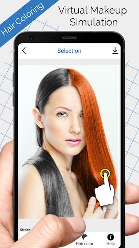 AI Hair Color Photo Editor - Image screenshot of android app