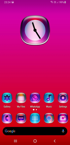 Colorful Glass ONE UI IconPack - Image screenshot of android app
