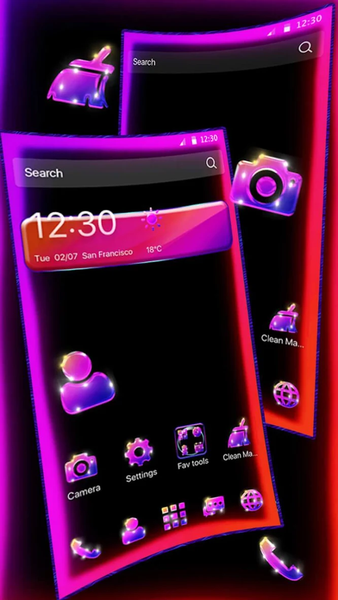 Neon colorful collections - Image screenshot of android app