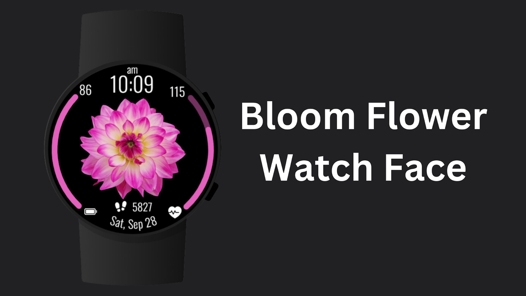 Bloom Flower Watch Face - عکس برنامه موبایلی اندروید