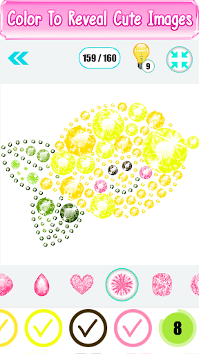 Diamond Art Tap Diamond Painting Gem Color Art Num - Image screenshot of android app