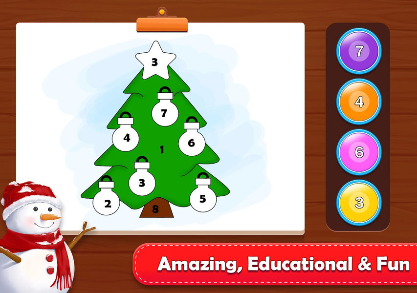 Christmas Coloring Book Games - Gameplay image of android game