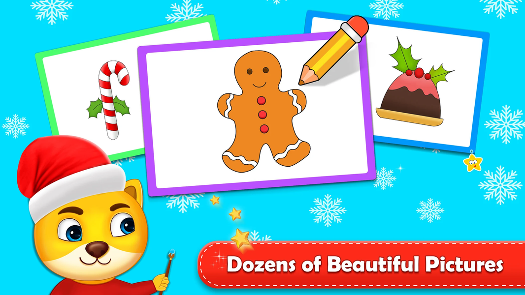 Christmas Coloring Book Games - Gameplay image of android game