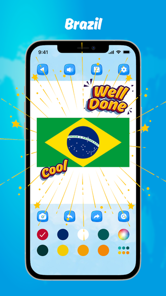 Coloring Book: Flag Painting - عکس برنامه موبایلی اندروید