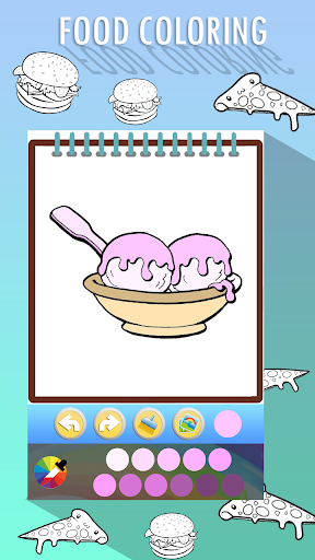 Food Coloring Pages - عکس برنامه موبایلی اندروید