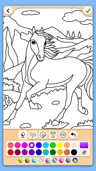 Coloring for girls and women - Image screenshot of android app