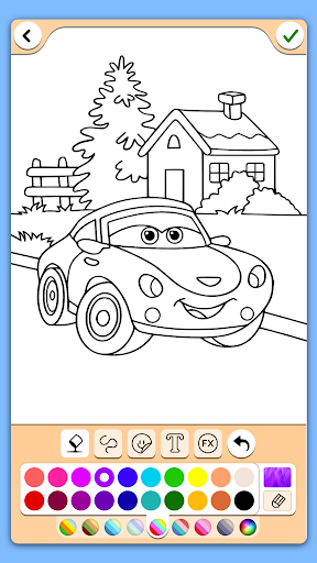 Coloring book - Gameplay image of android game