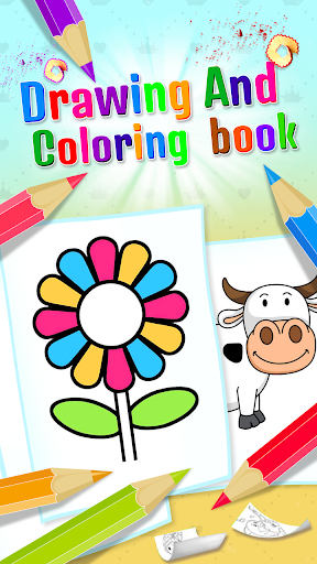 Drawing and Coloring Book Game - عکس برنامه موبایلی اندروید