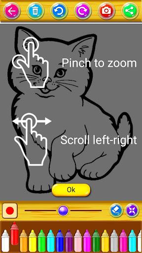 Coloring Kitty Cute Cats - Image screenshot of android app