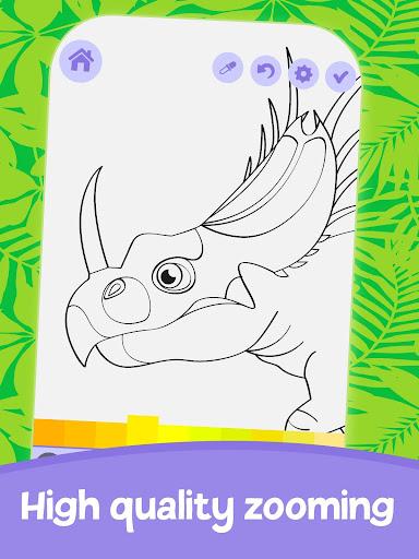 Dino Coloring - عکس بازی موبایلی اندروید
