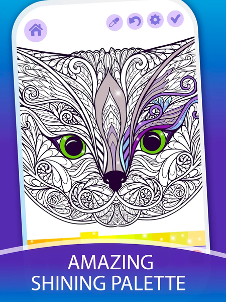 Antistress Adult Coloring Book - عکس برنامه موبایلی اندروید