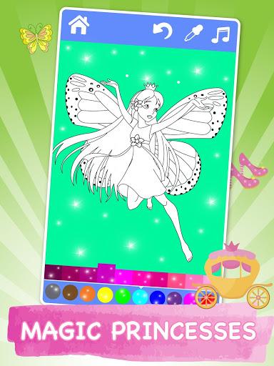 Girls Princess Coloring Book - عکس بازی موبایلی اندروید