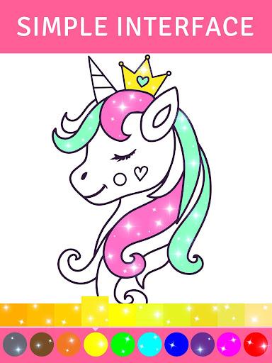 My Little Unicorn: Kids Color - Gameplay image of android game