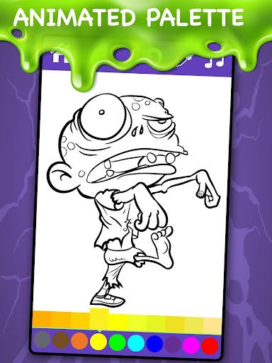 Animated Zombies Coloring Pages - Image screenshot of android app