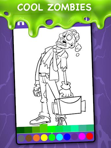 Animated Zombies Coloring Pages - Image screenshot of android app