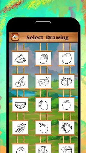Fruits Coloring & Drawing Book - عکس برنامه موبایلی اندروید