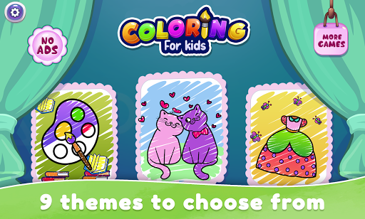Toddler Coloring Book Glitter - Image screenshot of android app