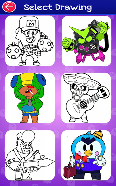 brawl stars bs coloring game - Gameplay image of android game