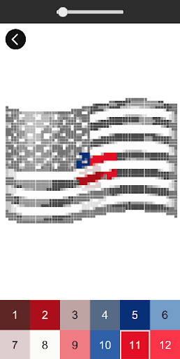 Pixel Art Flags Color By Number - Image screenshot of android app