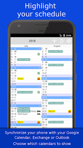 Calendar Pro - Agenda - Image screenshot of android app