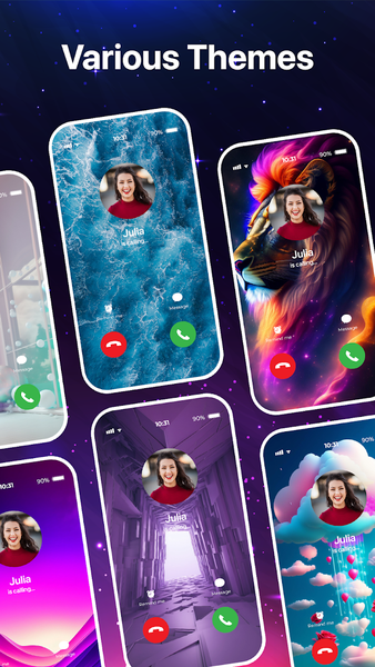 Color Phone: Call Screen Theme - Image screenshot of android app