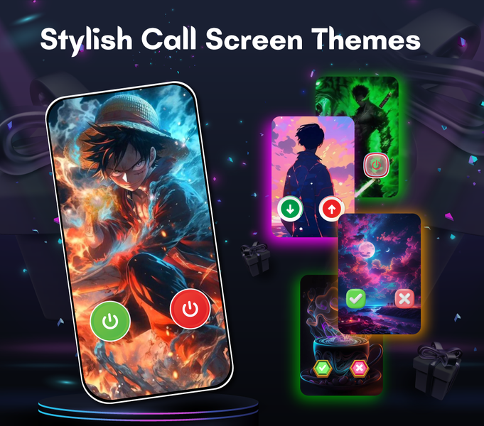 Color Phone: Call Screen Theme - Image screenshot of android app