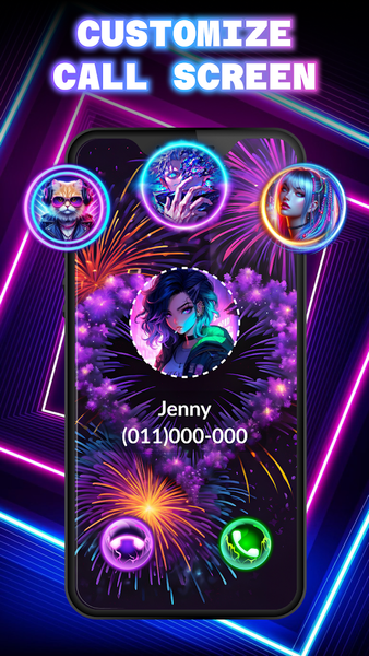 ColorPop:Call Screen Theme - Image screenshot of android app