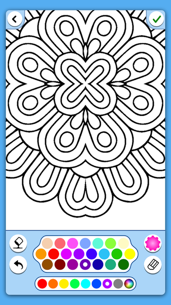 Mandala coloring book adults - عکس برنامه موبایلی اندروید