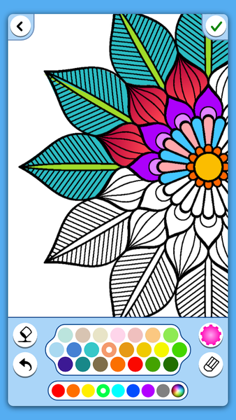 Mandala coloring book adults - عکس برنامه موبایلی اندروید