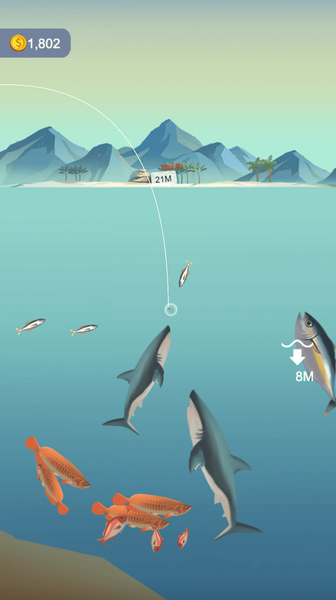 Happy Fishing - Simulator Game - عکس بازی موبایلی اندروید