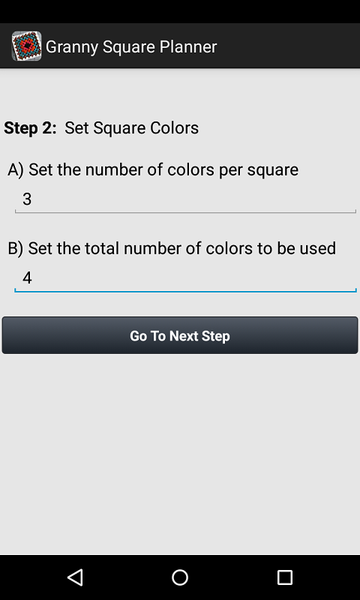 Granny Square Planner - Image screenshot of android app