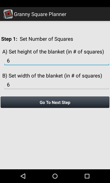 Granny Square Planner - Image screenshot of android app