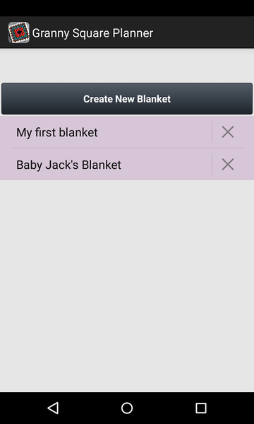 Granny Square Planner - Image screenshot of android app