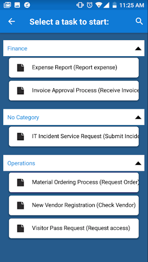 ProcessMaker - عکس برنامه موبایلی اندروید