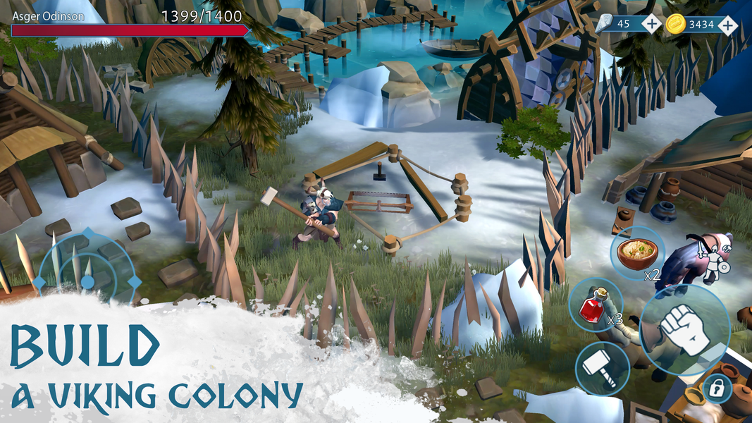 Vinland Tales・ Viking Survival - Gameplay image of android game