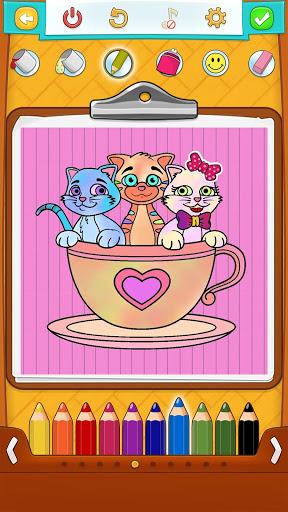 Cat Coloring Pages - Image screenshot of android app