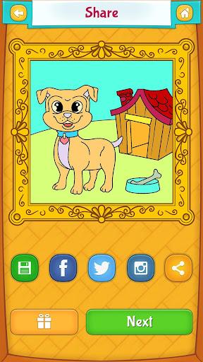 Dog Coloring Pages - عکس برنامه موبایلی اندروید