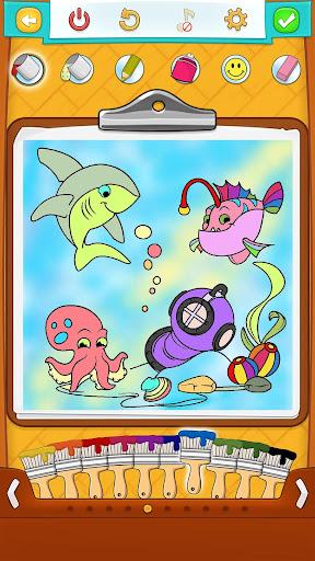 Fish Coloring Pages - Image screenshot of android app