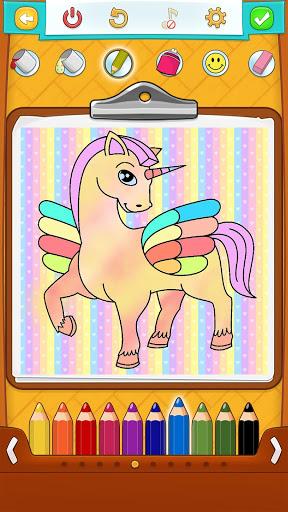 Horse Coloring Pages - Gameplay image of android game